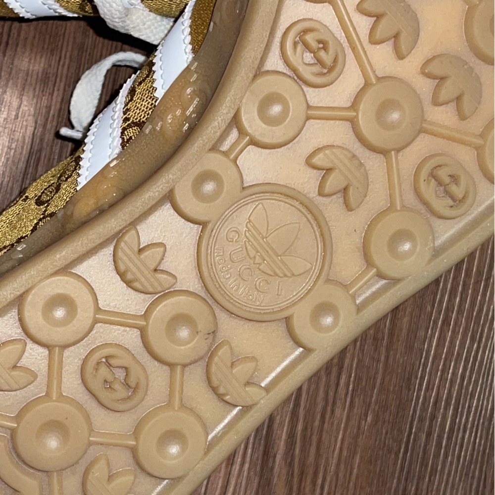 Gucci Adidas Brown and Red Sneakers - Picture 5 of 13